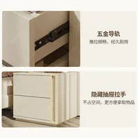 Armoire de rangement de chevet Simple et moderne, maison chambre à coucher, petit support de rangement, armoire de rangement de chevet, Table de chevet 4
