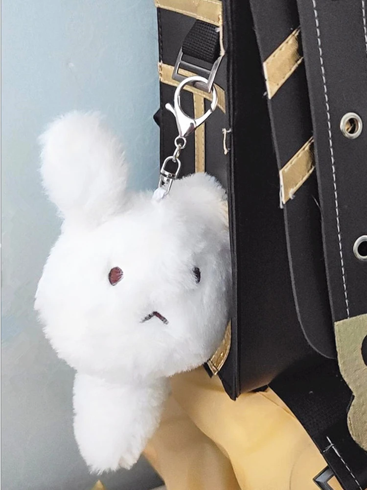 20cm Genshin Auswirkungen Klee Dodoco Plüsch-schlüsselanhänger Weiche Puppe Tasche Anhänger Plushie Keychain Schlüsselring Halter Geschenk für Kind Fan sammlung