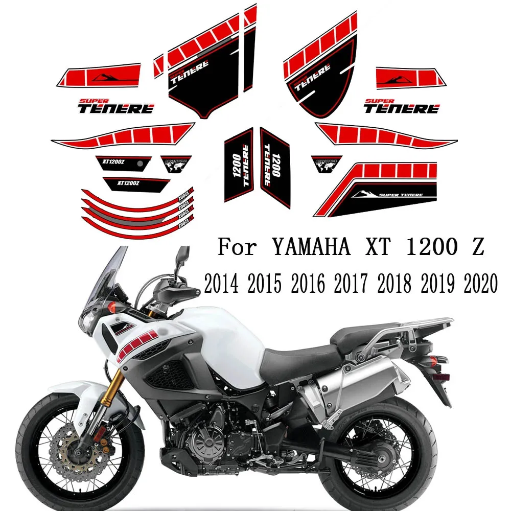 XT 1200 Z For YAMAHA SUPER TENERE XT1200Z Tank Pad Protective Stickers Windshield Windscreen 2014 2015 2016 2017 2018 2019 2020