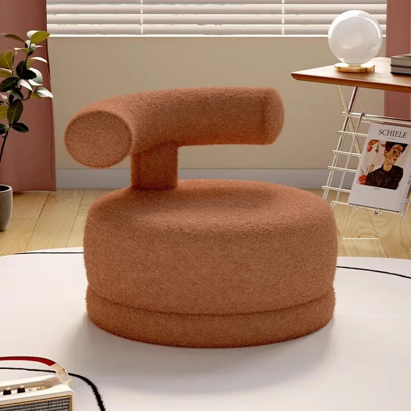 

Мягкие компактные удобные обеденные стулья с поддержкой спинки, дизайнерские прозрачные стулья для гостиной, диванные складные украшения для дома