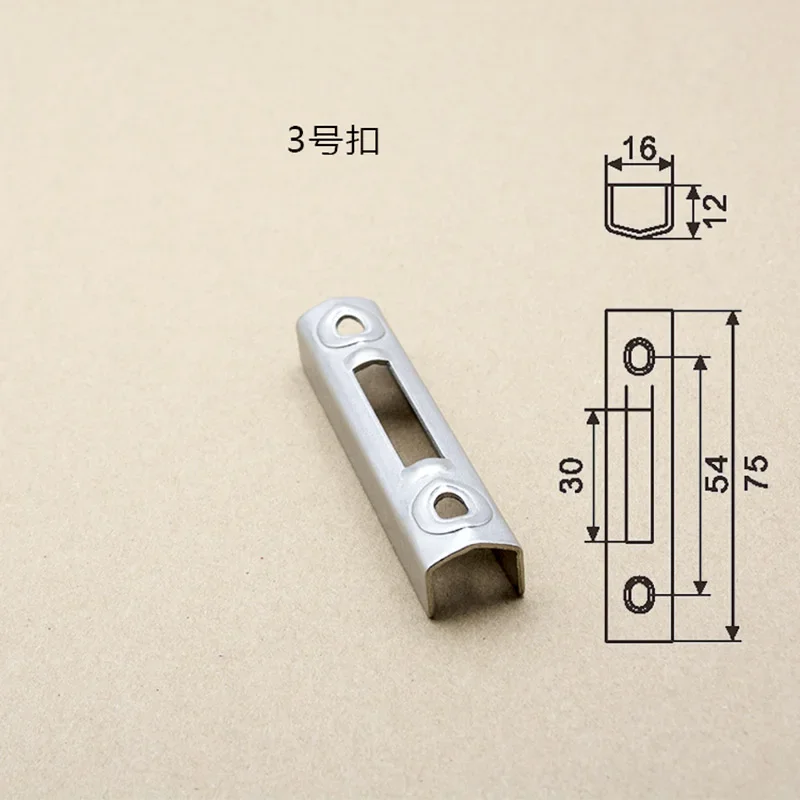 Aluminum Alloy Sliding Door And Window Hardware Bar Hook Lock Movable Door Lock Patrs Seat Plate