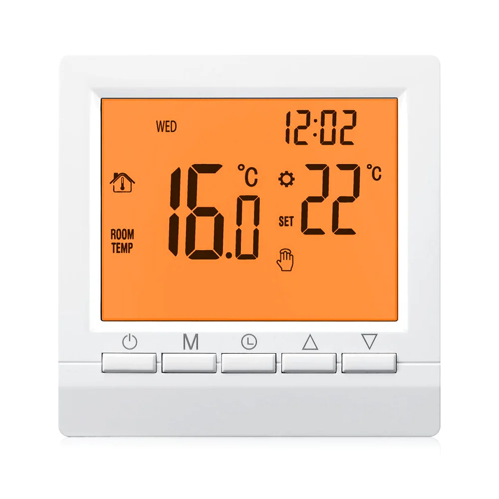 Gas Boiler Heating Temperature Regulator Hand Controller Thermostat With Kid Lock For Electric Thermostat