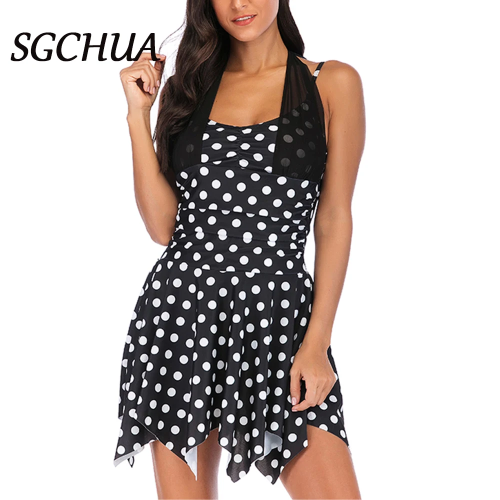  ÷  6XL Swimdress ī Ʈ Two Piece  Skrit   Ȧͳ Bow-Knot Beachwear 