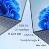 Laptop 16 Inch Intel Processor N95/N100 Backlit Keypad 32 GB DDR4 2TB SSD 3.4 GHz Fingerprint Unlock HD Camera Portable Computer 3
