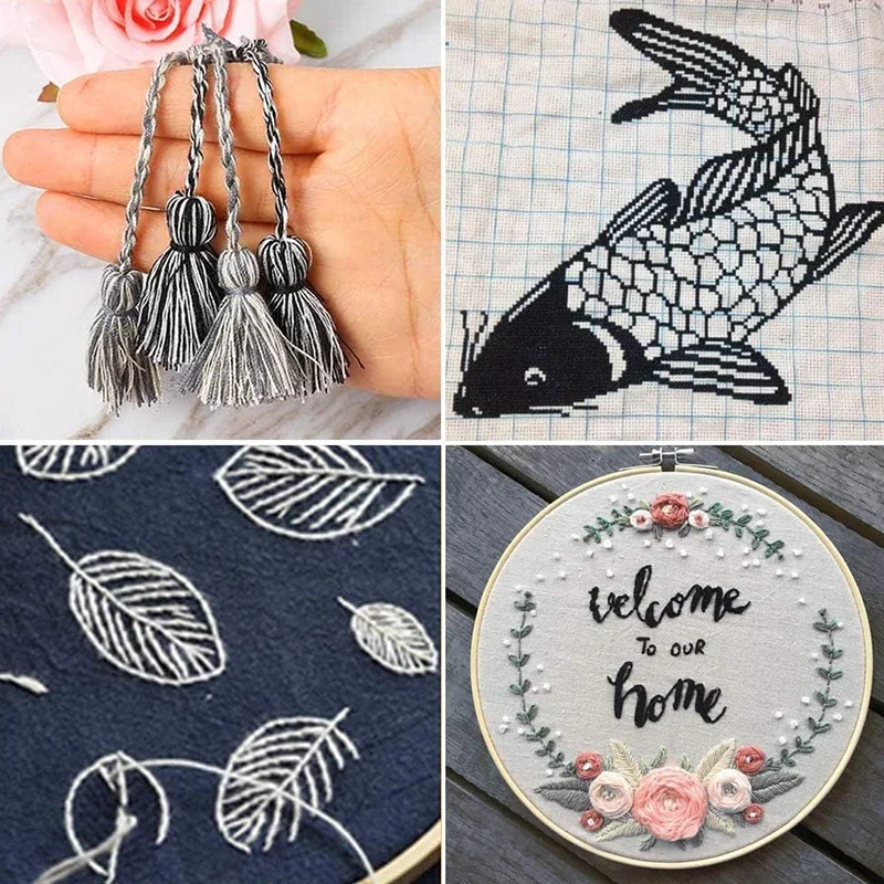 Cross stitch floss Thread for DIY Homemade Craft Sewing Accessories Embroidery