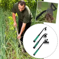 6 Teeth Soil Hand Weeding Removal Puller Grass Rooting Loose Shovel Garden Weed Tool Remover Gardening Tool Manual Q1G3 1