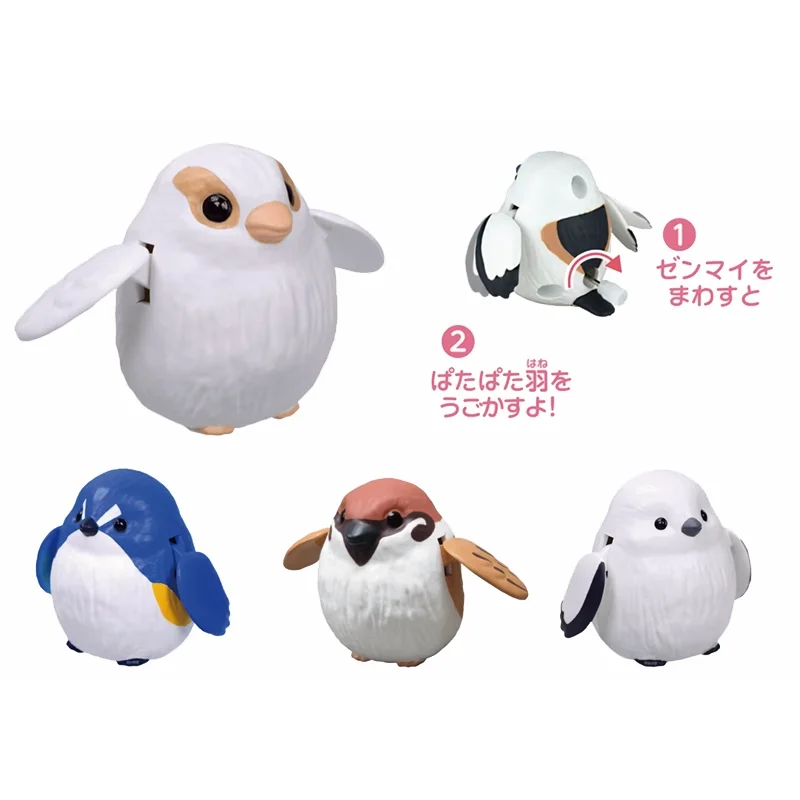 

TARLIN Original Japan Gashapon Figure Anime Kawaii Chain Movable Sparrow Munia Tit Parrot Bird Gacha Figurine Cute Capsule Toy