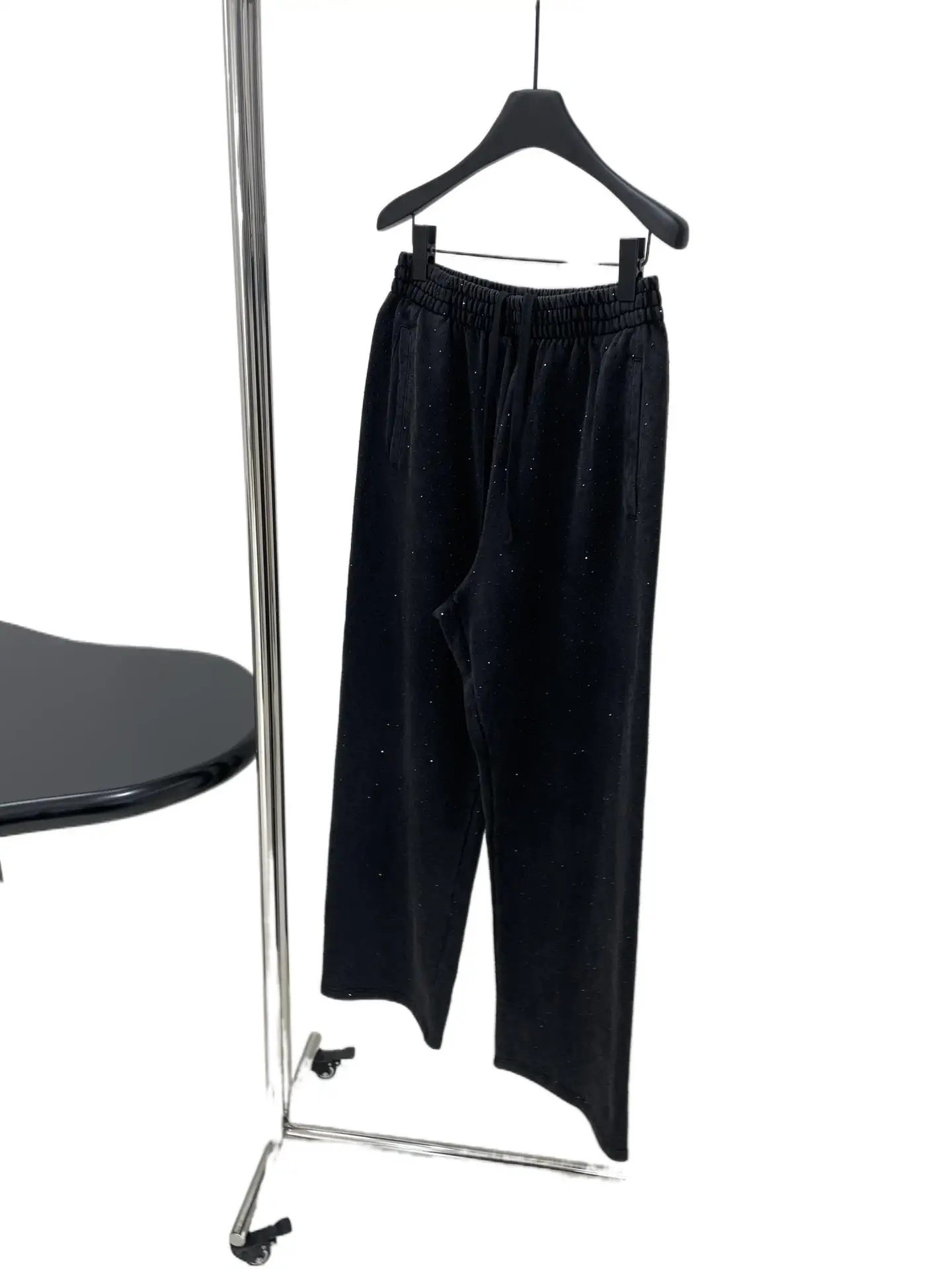 

2023 Women's Clothing New Embellished Casual Trousers