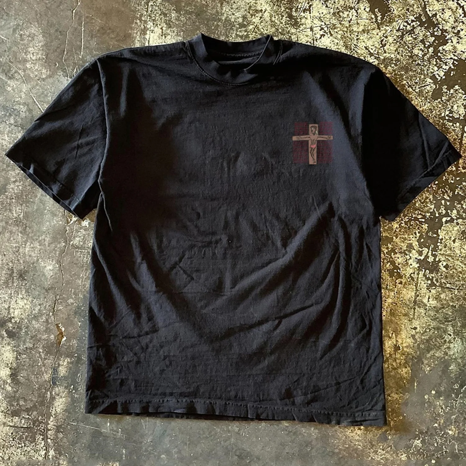 [XNF Official Store]260 Of Grams Heavy Cotton! Chinese Characters Smoking Is Harmful To Health Vintage T-shirt Men's Women's Top