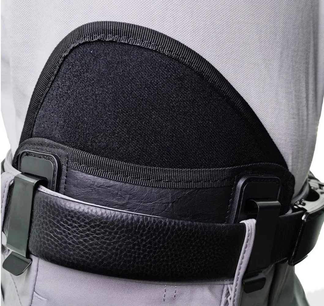 DIZETION Tactical PU Leather Concealed Gun Pouch Holster