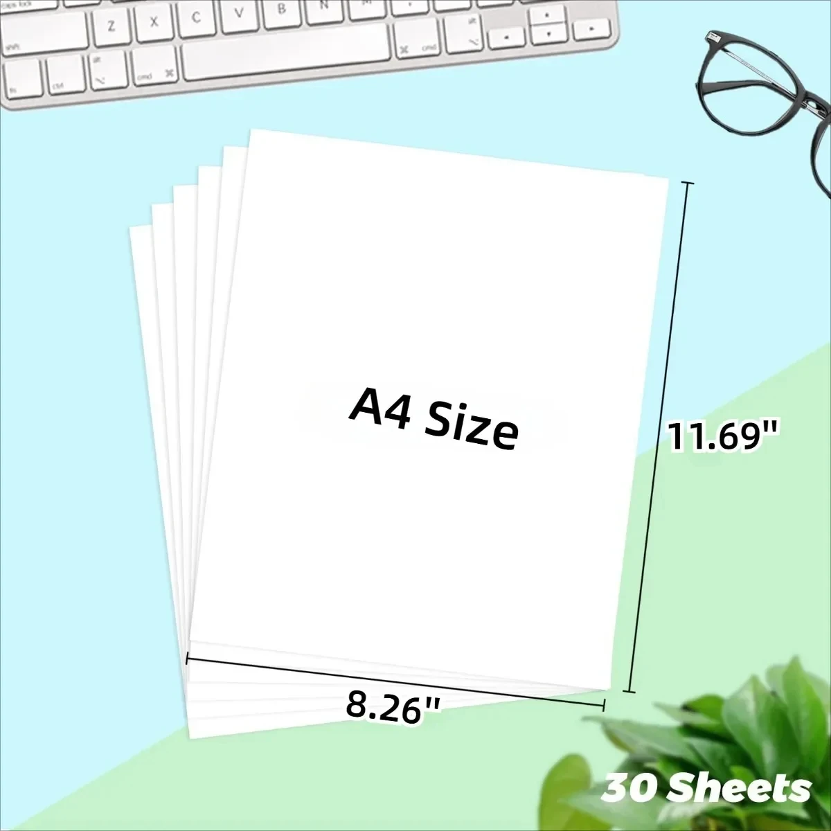 Matte & Glossy Printable Labels A4 - Self-Adhesive White/Kraft Paper for All Printers