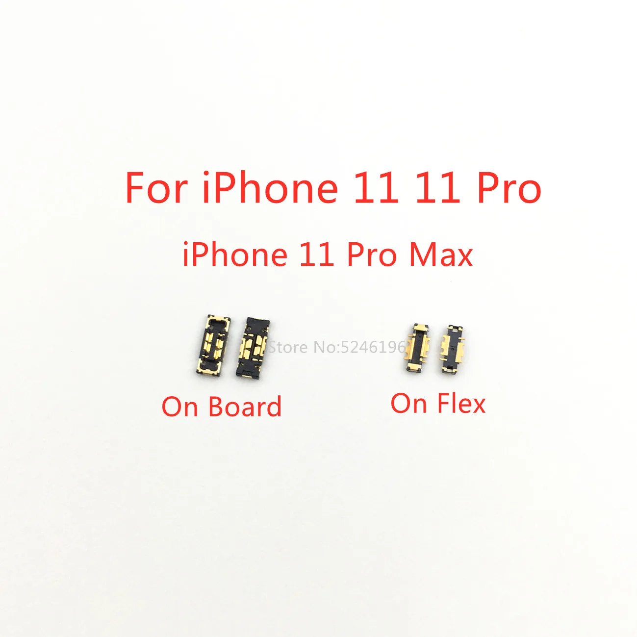 5-10 Pz Fpc Batteria Flex Clip Connettore Per Iphone 11 Iphone 11 Pro 11Pro Iphone 11 Pro Max 11Pro Max Spina Originale A Bordo