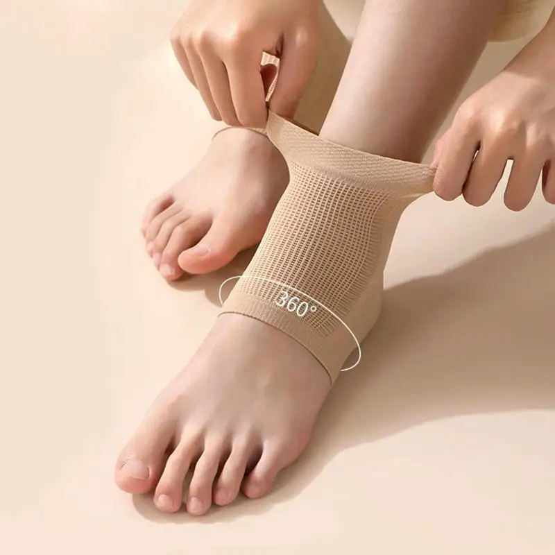 안티 크랙 힐 보호 커버 발바닥 근막염 힐 양말 실리콘 보습 신발 패드 통증 완화 발 관리 양말 남녀 공용