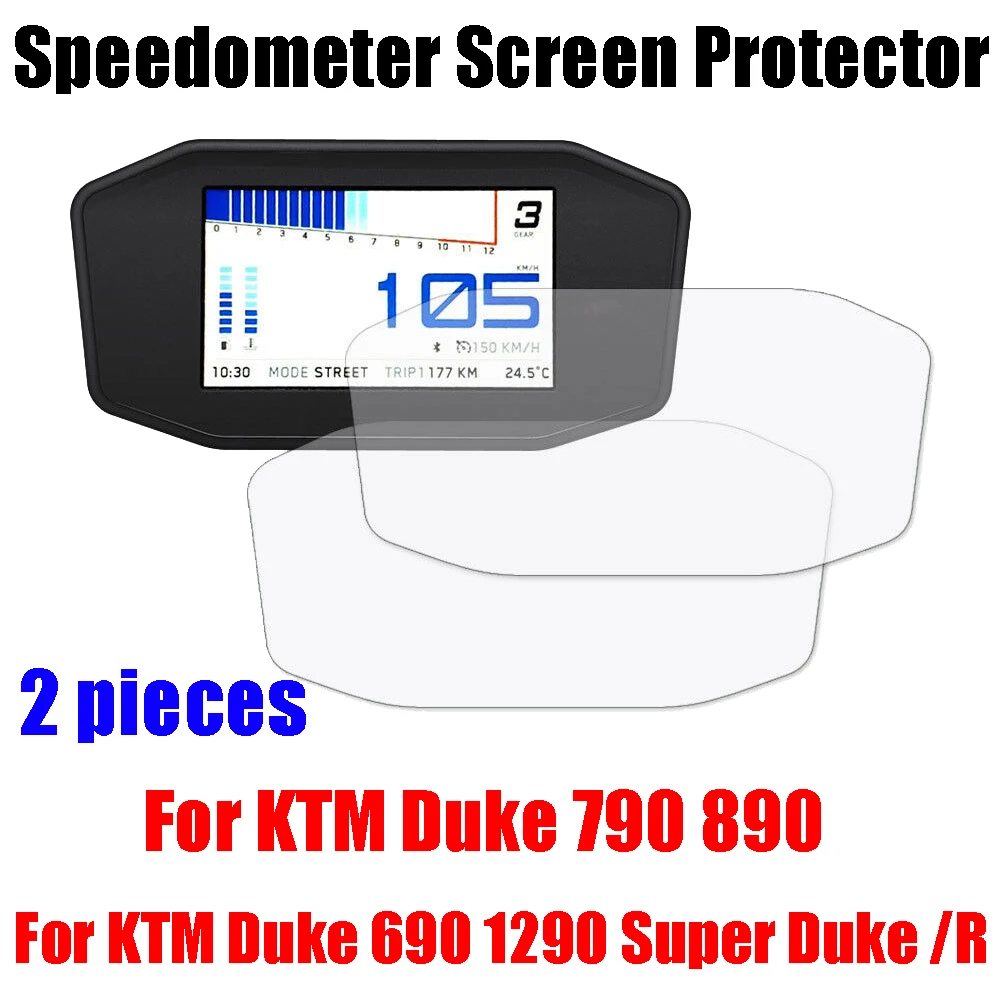 Motorcycle Scratch Cluster Screen Protection Soft TPU Film Protector For KTM 690 Duke / 790 Duke /1290 Super Duke R / 890 Duke R