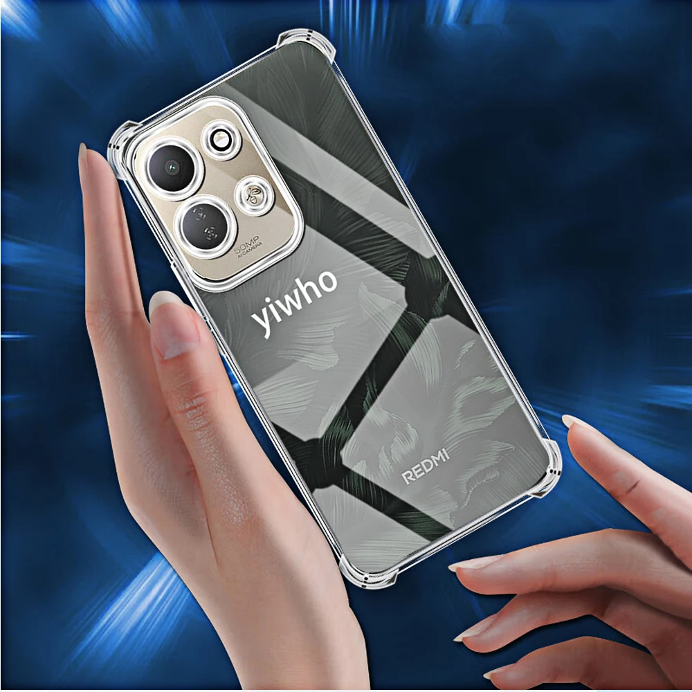 Shockproof Transparent Phone Case - Pack of 1-10, Durable and Clear Back Cover