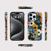 Fcicicase For Magsafe Magnetic Phone Case For iPhone 14 Plus 13 Pro 12 11 16 15 17 Pro Max Double-layer Cartoon Flower Cover - Image 2