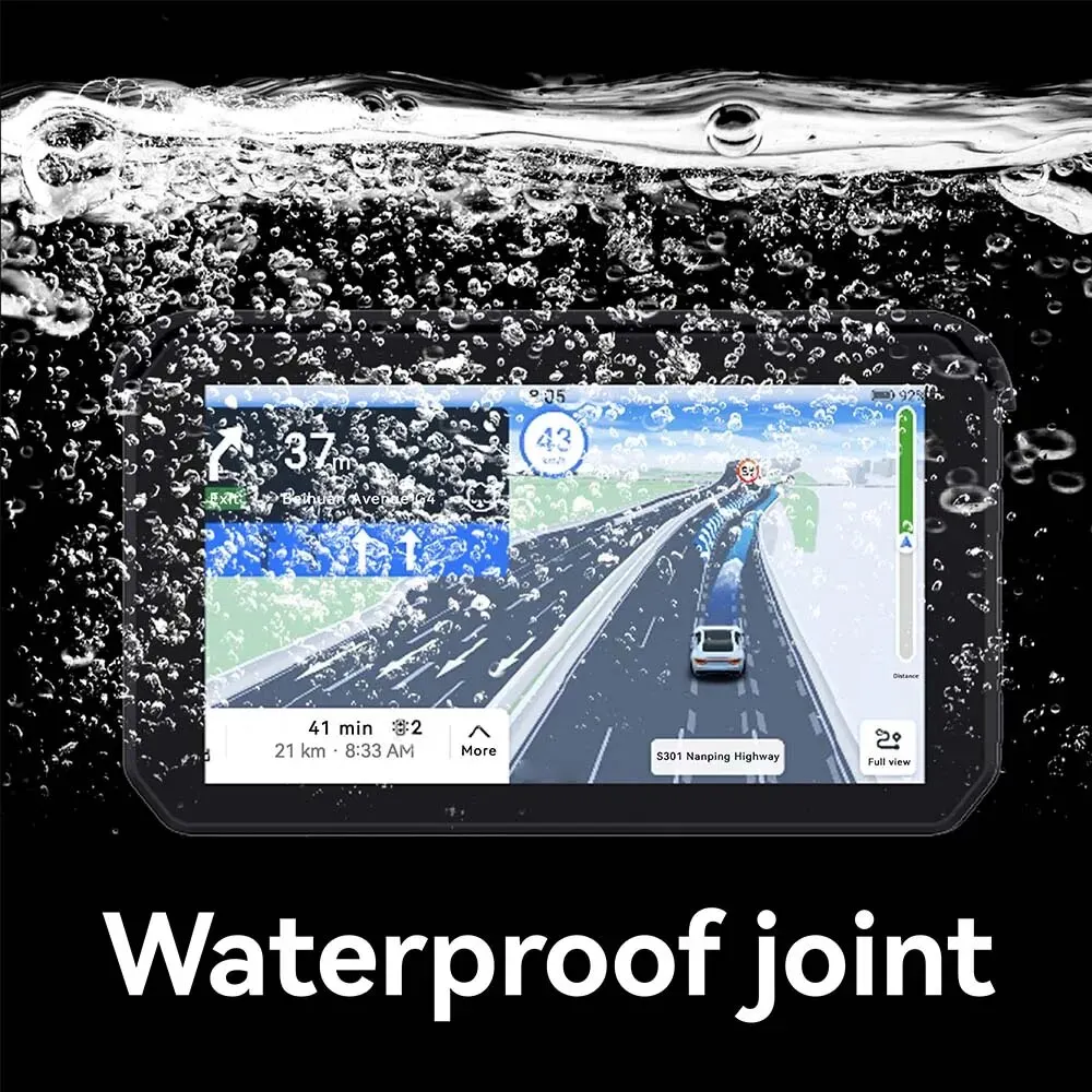 Gcpasr 5 Inch Portable Motorcycle Carplay Gps Navigation Waterproof Display Android Auto 1080p Ips Screen Dash Cam Tpms motorcycle navigation display
