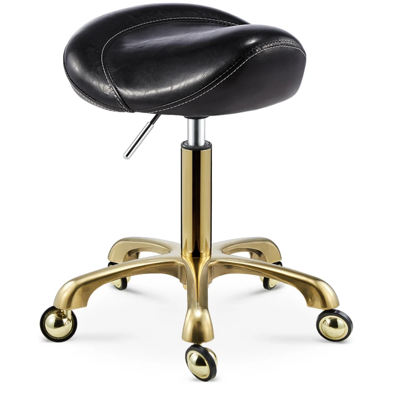 

Beauty Stool Barber Shop Chair Hairdressing Shop Rotating Lifting Stool Manicure Makeup Hair Salon Pulley Work Stool Swivel