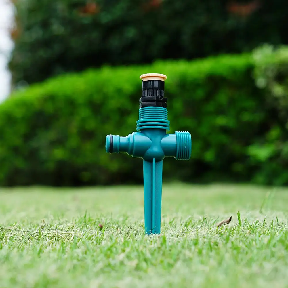 Garden Sprinkler 360&deg; Rotation Irrigation Watering System Automatic Agriculture Lawn Farm Greenhouse Plant Nozzle Tool