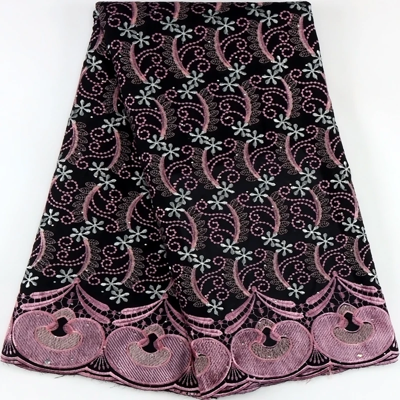 

Новейшая Роскошная швейцарская вуаль, кружевная ткань с камнями, 5 ярдов, 2023, Высококачественная нигерийская сухая хлопковая кружевная ткань для женщин, одежда для выпускного вечера, платье