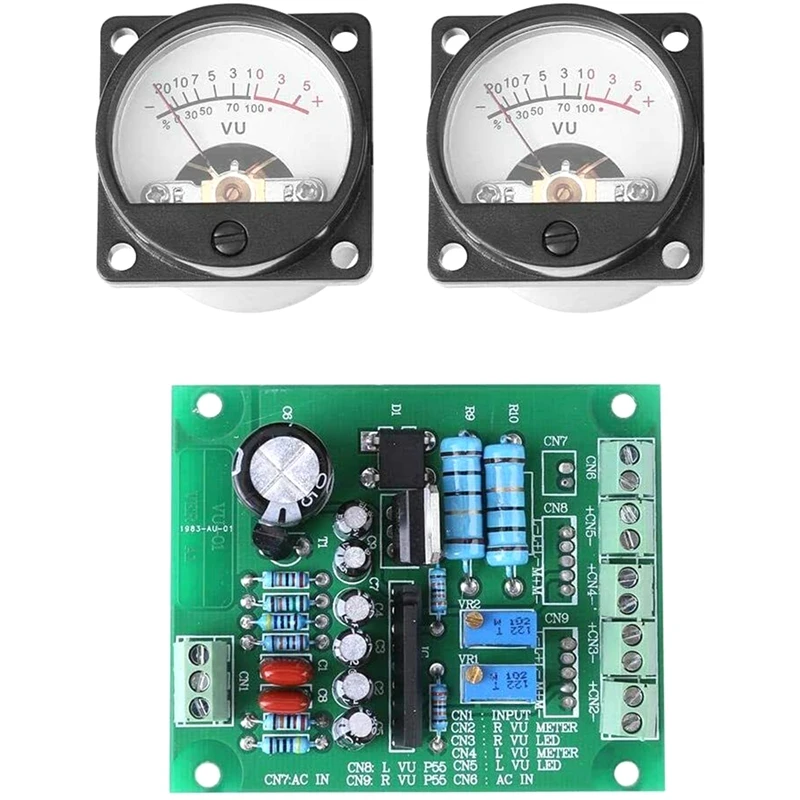 

DC 9-12V VU Level измеритель звуковых сигналов Driver Board DB Level измерительный усилитель IC BA6138 двусторонняя печатная плата