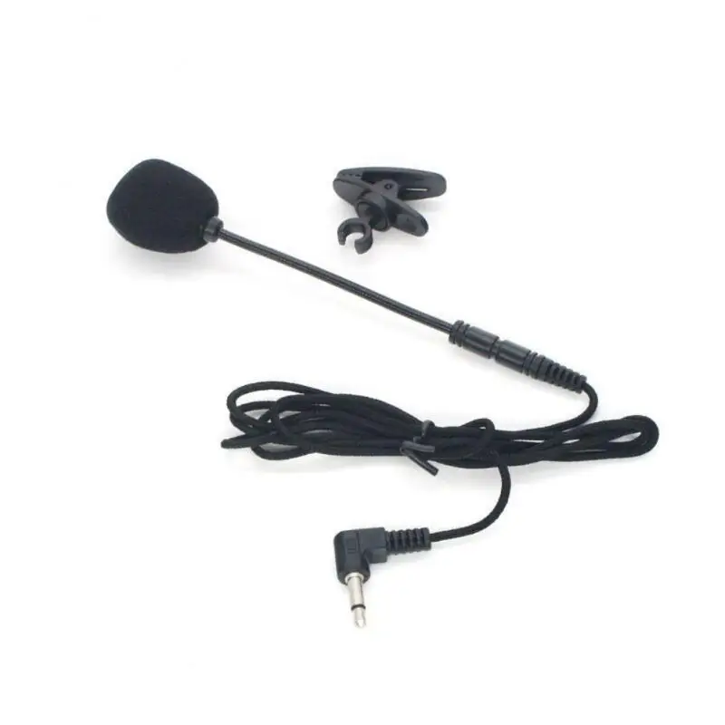 

Mini 3.5mm Microphone Condenser Clip-on Lapel Lavalier Mic Portable Stereo HiFi Sound Quality For Speaking Phone Recording