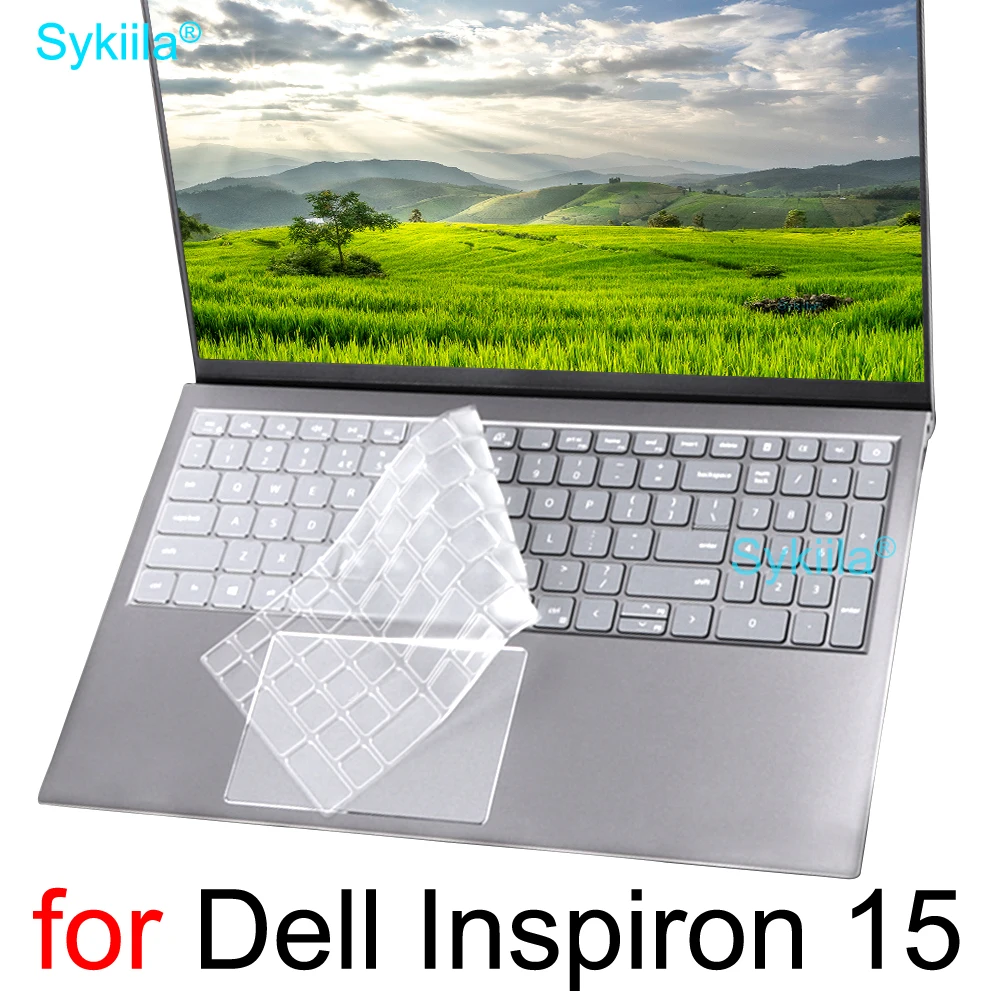 Keyboard Silicone Cover Keyboard Cover Keyboard Cover for Dell Inspiron 15 3000 5000 3510 3511 3515 3520 3521 3525 5510 5515 5518 Pro Silicone Protector Skin Case 15.6