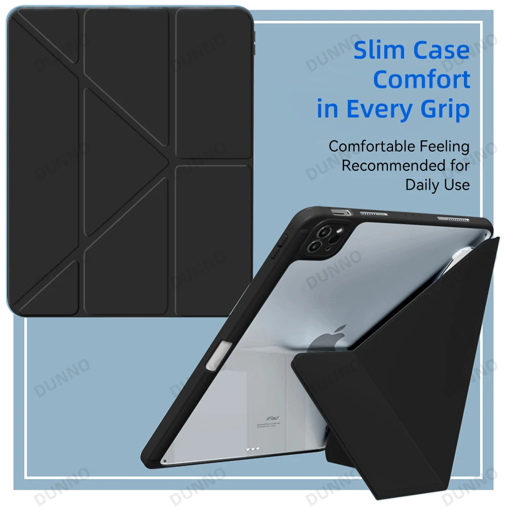 Versatile Y-Fold Tablet Case with Adjustable Stand