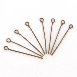 Stainless Steel Gold & Silver Metal Ball Head Pins for DIY Jewelry and Accessories (Type2 - bronze)
