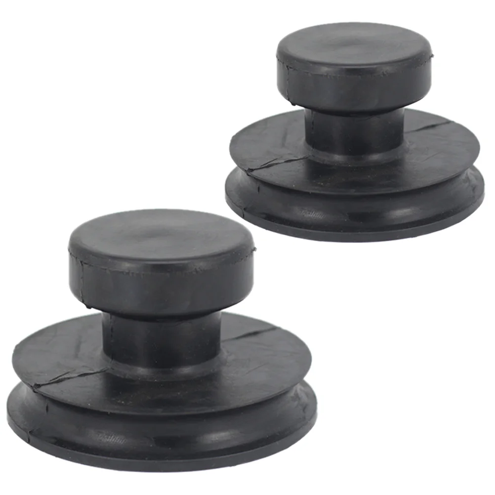 2 Pcs Meditation Accessories Suction Handle Singing Sound Cup Tool Rubber Supplies Tibetan singing bowl suction tools