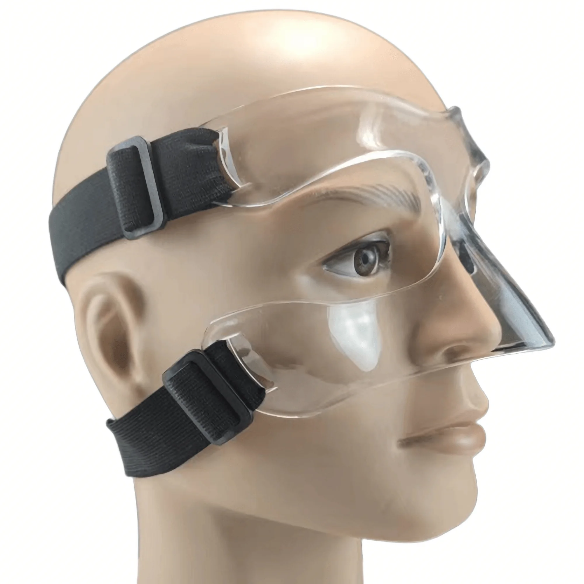 Maschera da basket naso sport naso casco protezione visiera maschera  protettiva con cinturino elastico regolabile attrezzatura anticollisione _  - AliExpress Mobile