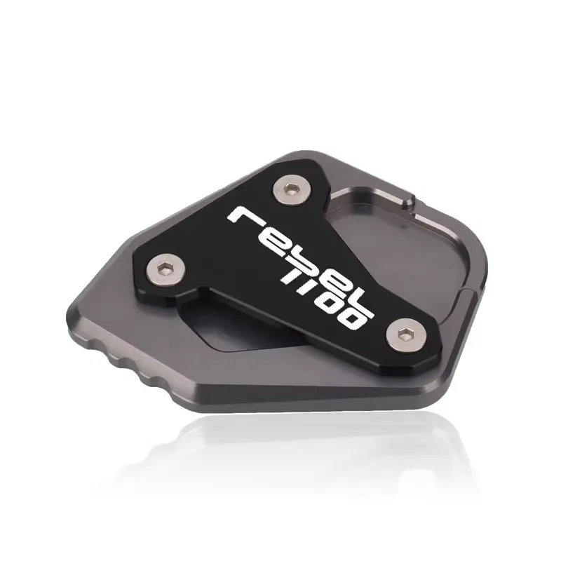 오토바이 CNC 킥스탠드 풋 사이드 스탠드 익스텐션 패드 지지대, REBEL CMX1100 CM1100 CMX 1100 2020-2023 용 확대 플레이트