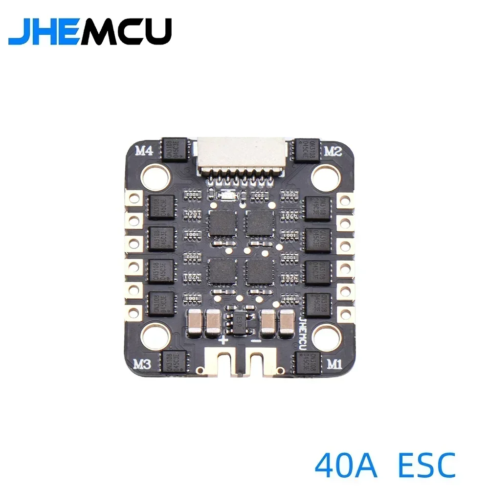 JHEMCU EM40A ESC 4 í 1 BLHeli_S 40A 2-6S fyrir FPV dróna