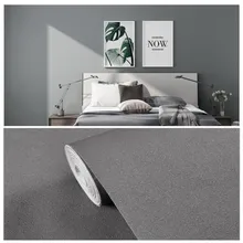 

Vinyl Decorative Stickers PVC Waterproof Wallpaper Self Adhesive Solid Color Sticker for Bedroom Living Room Hotel Wall Paper