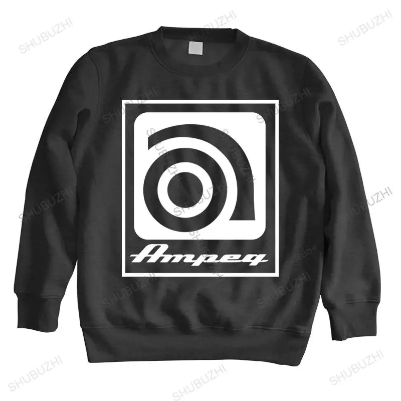 Uomo Autunno Nero Girocollo Felpa Con Cappuccio Di Alta Qualità Felpa Ampeg Musica Logo Uomo Unisex Uomo Autunno Inverno Felpe Con Cappuccio Abbigliam
