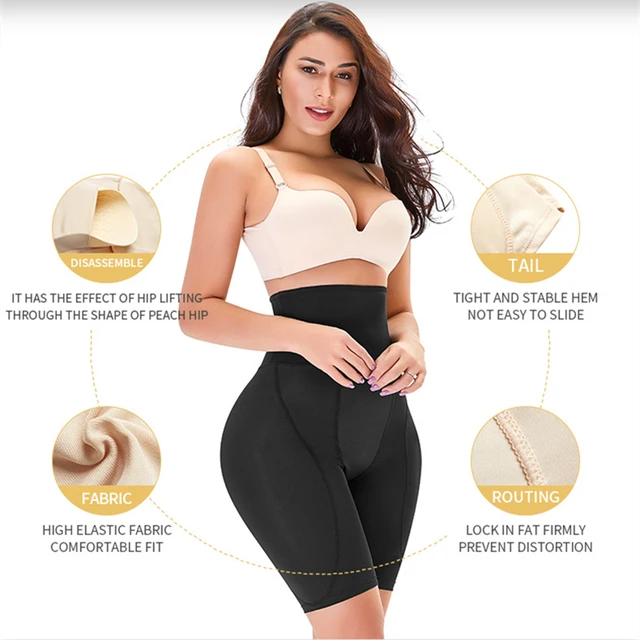 Women Butt Lifter Shapewear Waist Tummy Control Body Underwear Shaper Pad Control Panties Fake Buttocks Lingerie