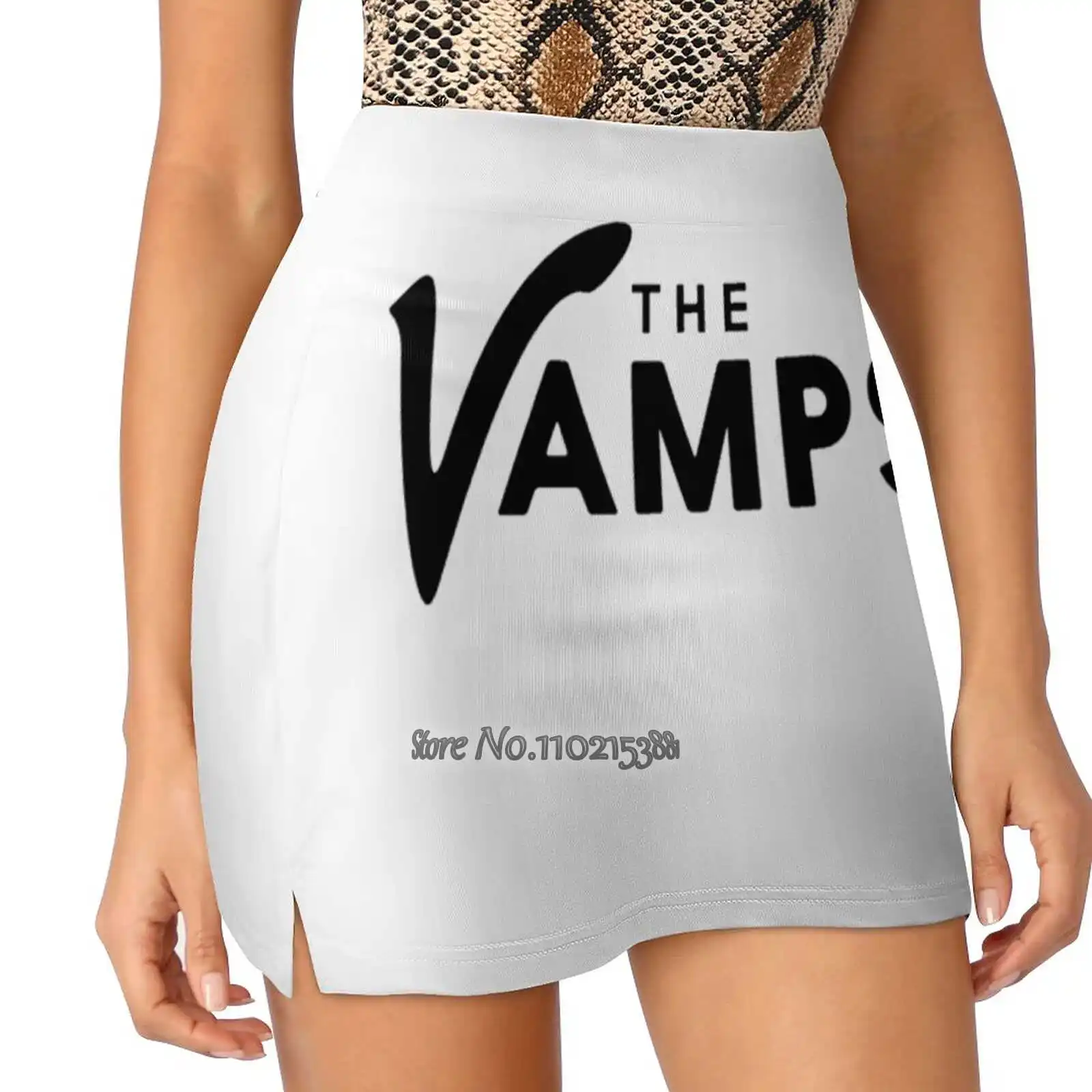 

The Vamps Fake Two-Piece Hakama Skirt Women Pencil Skirts Workout Sports Mini Skirt The Vamps Concert The Vamps Live The Vamps