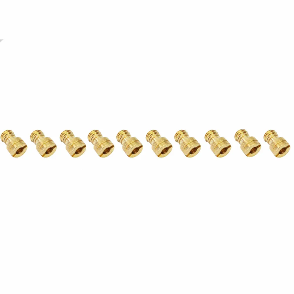 

10pcs/set Main Jet Universal Fit Main Jet Set - 10 Sizes, 5mm, For M5 19 & 21mm Dellorto Carburettors, Stable