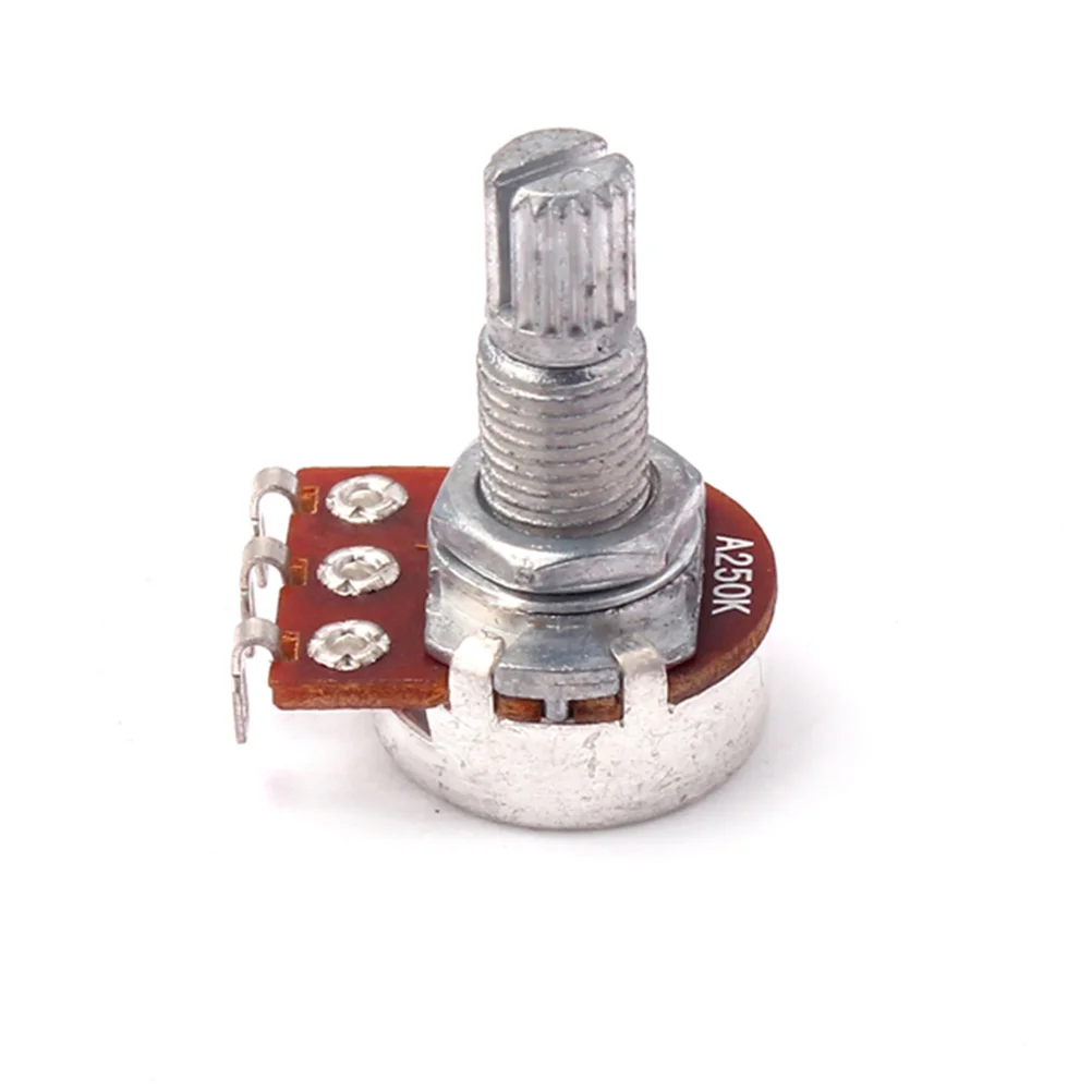 

Acoustic Guitar 250K Linear A250K Solder Lugs Potentiometer Corner Amp Audio-potentiometers Volume