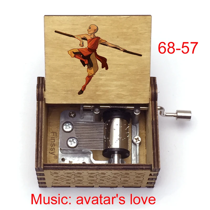 Music Theme Avatar's Love Music Box Anime Avatar The Last Airbender Aang Cartoon Fans Boys Family Christmas Gifts Home Decor music box