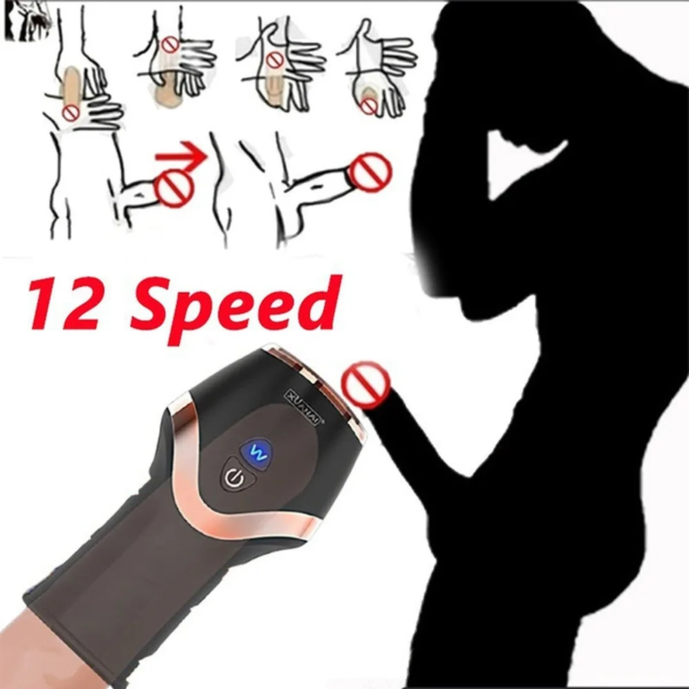 Masturbador automático telescópico con rotación_voghion.com