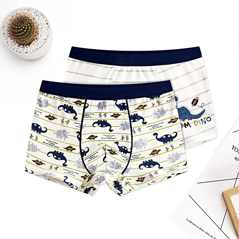4pcs 100% Cotton Boys Underwear Kids Quality Boxer Boy Shorts Bottoms Boys Clothes For 3 4 6 8 10 12 14 Years Old RKU183004 boys underwear