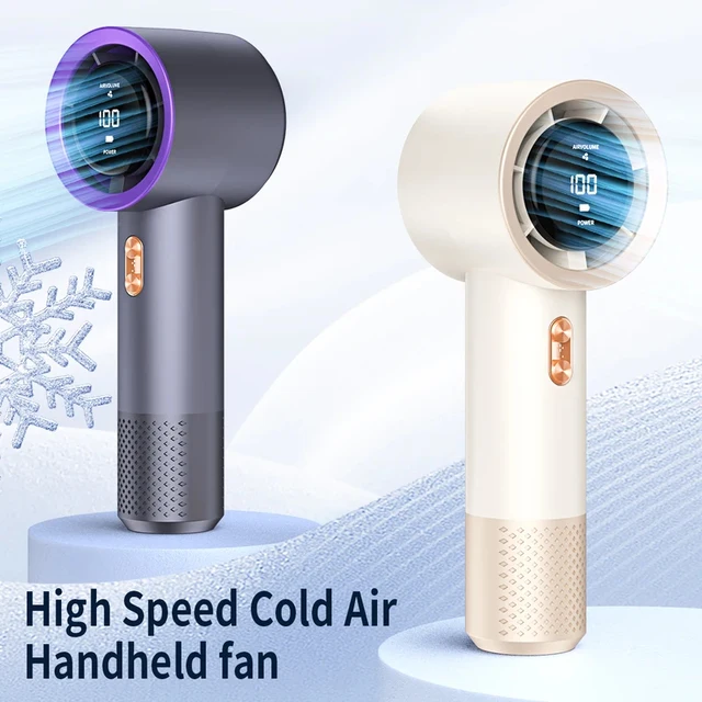 Ventilateur portable haute vitesse, mini climatiseur, six ventilateurs, 199 réglages illimités, nouveauté très demandée. 1