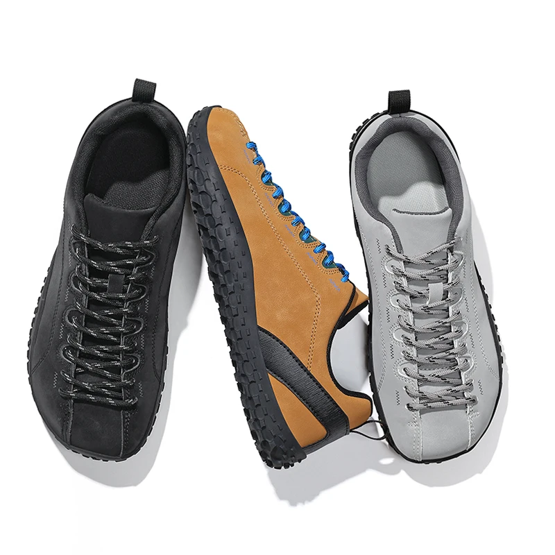 2025 New Unisex Barefoot Shoes Wide Zero Drop Training Sneakers Outdoor Mens Hiking Shoes Lightweight Fashion Minimalist Shoes 5