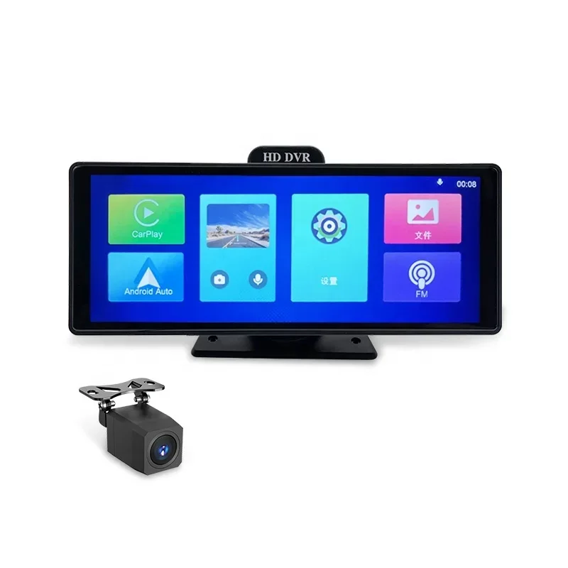 

10,26 дюймовый 4K сенсорный экран Dash Carplay Android Авто дисплей с резервной камерой Авто Carplay