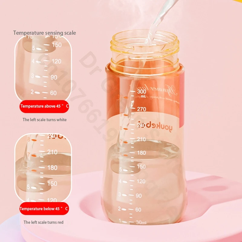 Big baby ppsu bottle / six months above weaning gods / baby newborn anti-Colic temperature-sensitive bottle