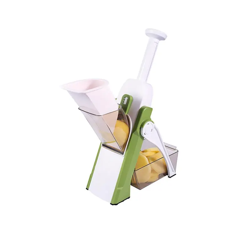 Răzătoare manuală de bucătărie cu mai multe feliere cinci într-unul pentru tăietorul de legume Tocător manual de mâncare Dicer fructe, prăjiți, accesorii de bucătărie