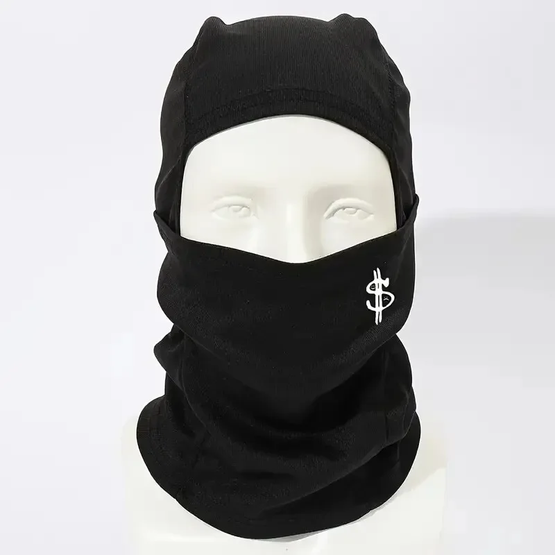 1PC Fashion Printed Balaclava Men's Summer Breathable Cycling Mask Cool Sunscreen Headcover Full Coverage Cycling Hat