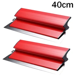 Drywall Smooth Trowel Brush with Flexible Blade for Finishing and Painting (40cm - 2Pcs)