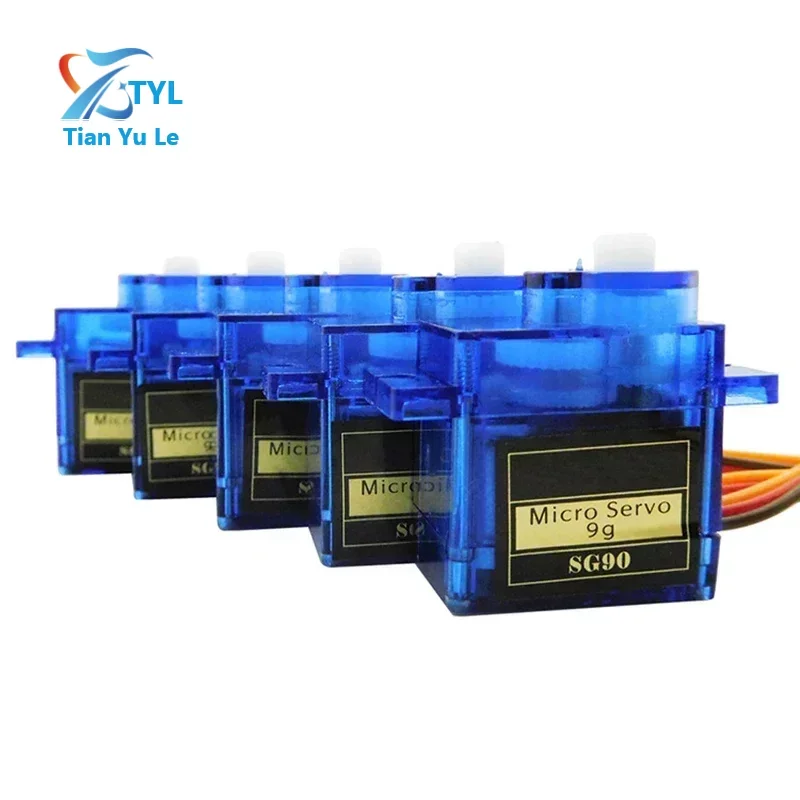 Sg90 Servo Metal Gear Per Modello Di Elicottero Barca Per Arduino Toy Airplane Fixed Wing Elicottero Modelli Di Aerei 90 180 360